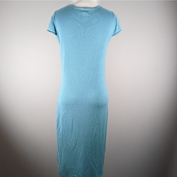 Magnolia Grace Teal Green Sienna Sweater Knit Dress Women's Size S - Picture 2 of 7